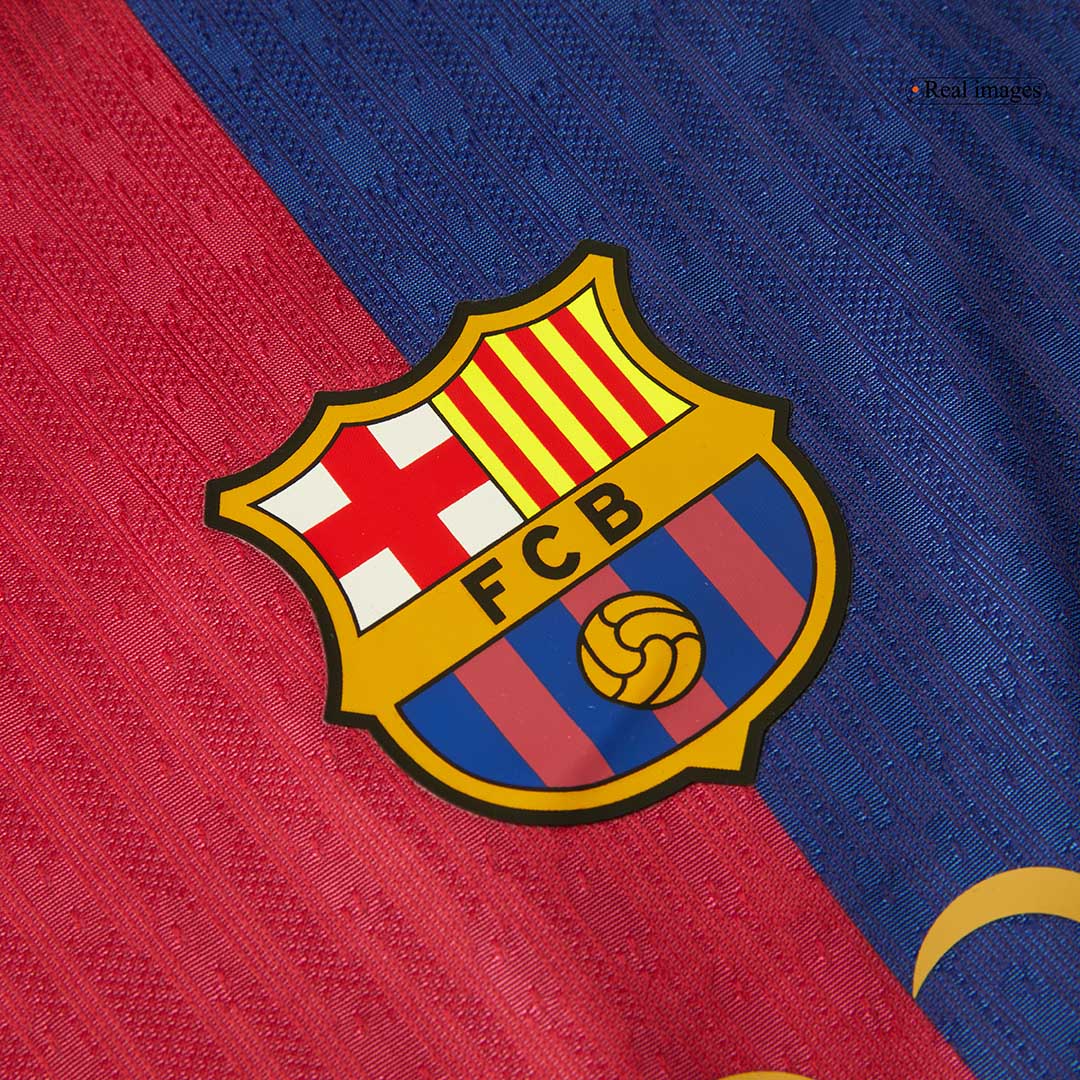 Player Version Barcelona X Travis Scott Home Football Shirt 2024/25 Red&Blue