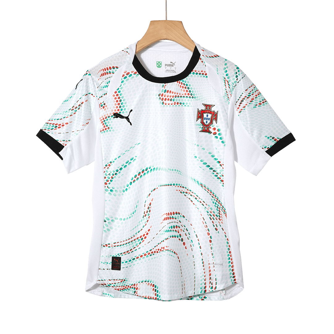 Player Version RONALDO #7 Portugal Away Football Shirt 2025 White