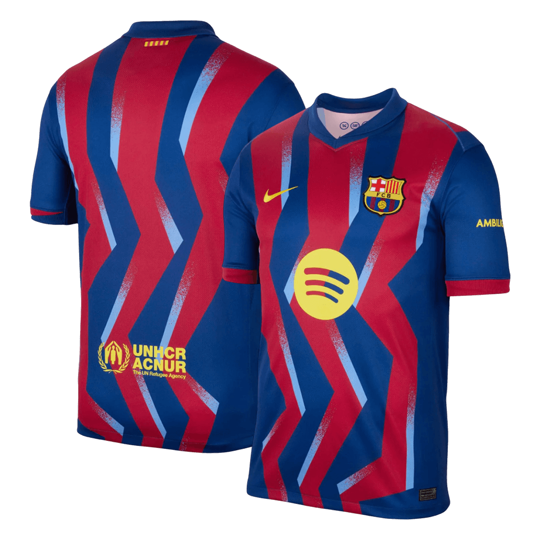 Barcelona Fourth Away Football Shirt Kit(Jersey+Shorts) 2025/26