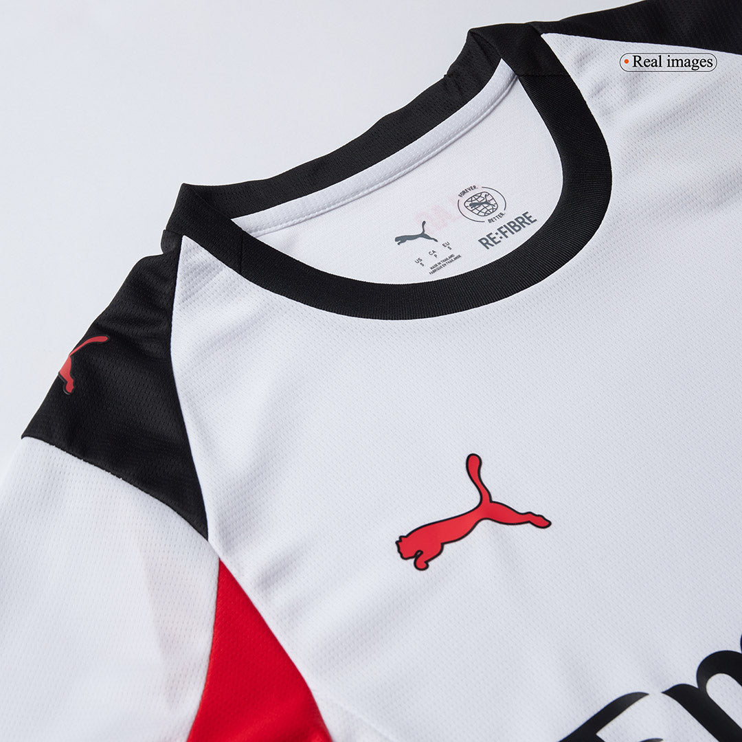 AC Milan Away Football Shirt Kit(Jersey+Shorts) 2025/26 White