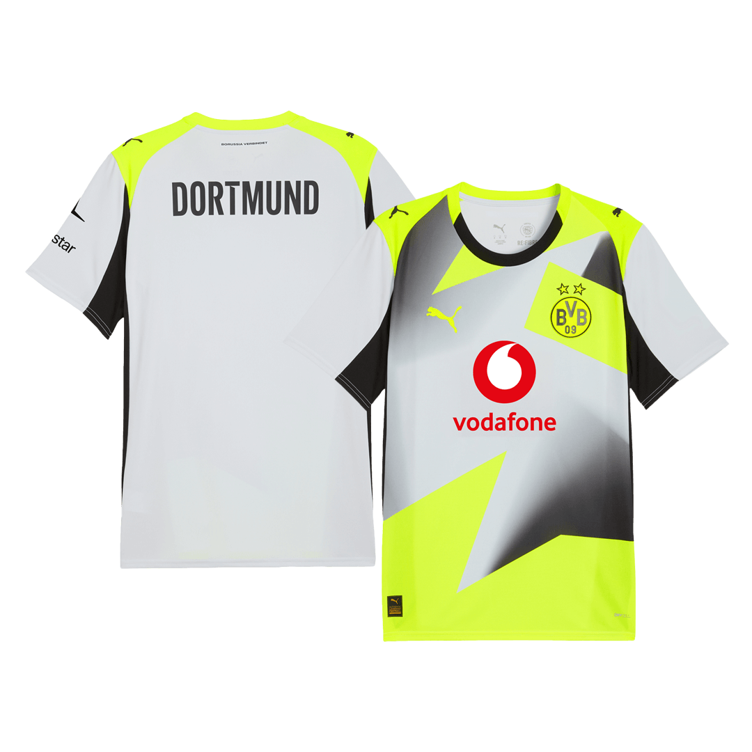 Borussia Dortmund Away Football Shirt Kit(Jersey+Shorts) 2025/26
