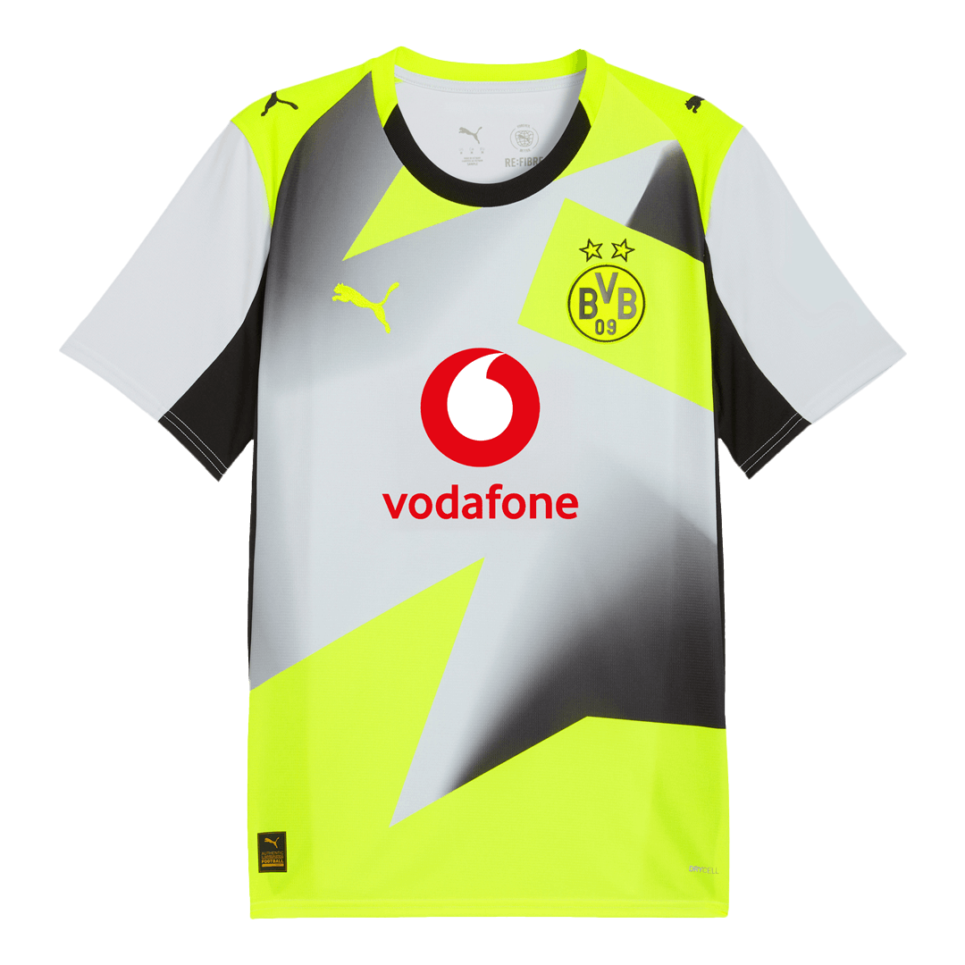 Borussia Dortmund Away Football Shirt Kit(Jersey+Shorts) 2025/26