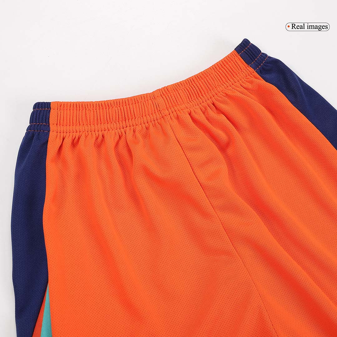Kid's Netherlands Home Football Shirt Kit(Jersey+Shorts) Euro 2024