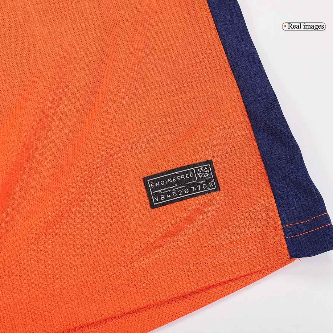 Kid's Netherlands Home Football Shirt Kit(Jersey+Shorts) Euro 2024