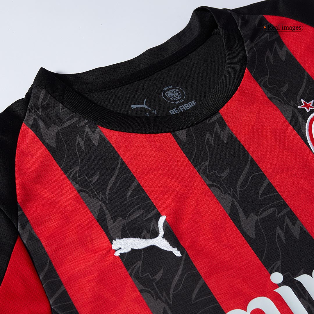 AC Milan Home Football Shirt Kit(Jersey+Shorts+Socks) 2025/26