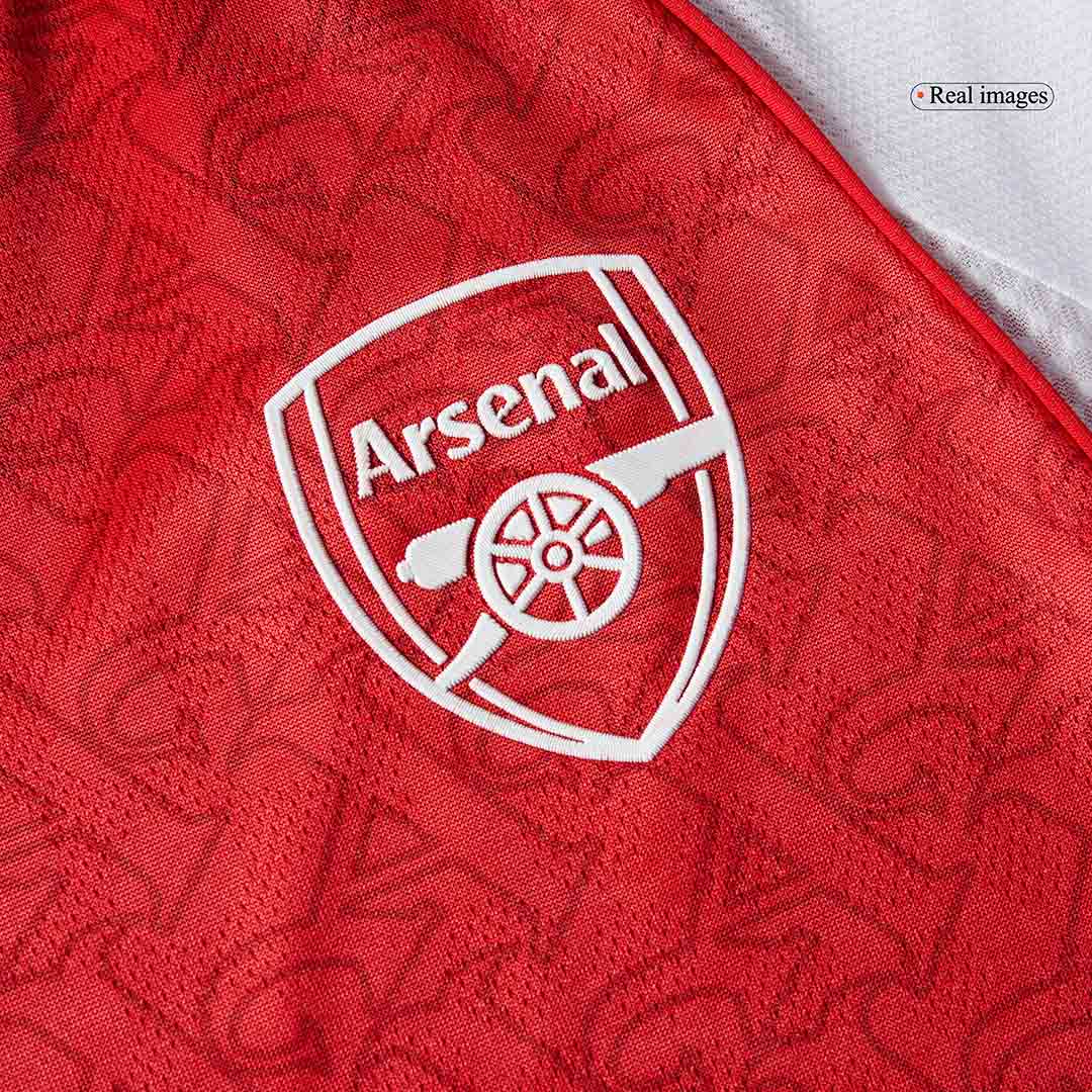 Player Version SALIBA #2 Arsenal Home Football Shirt 2025/26