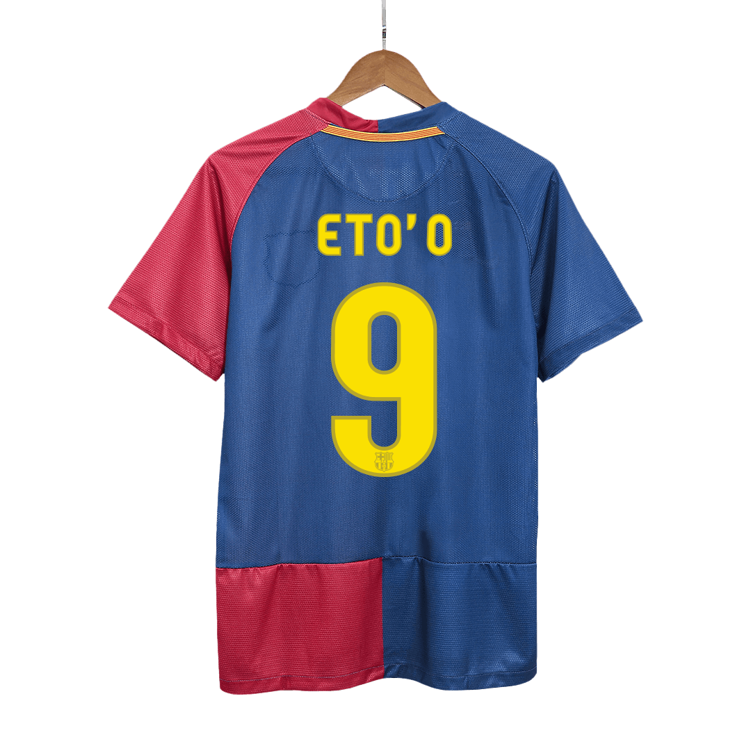 Retro ETO'O #9 2008/09 Barcelona Home Football Shirt
