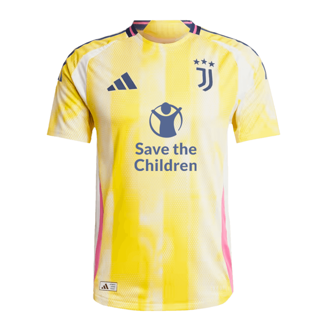 Player Version YILDIZ #10 Juventus Away Football Shirt 2024/25 - Save The Children Sponsor