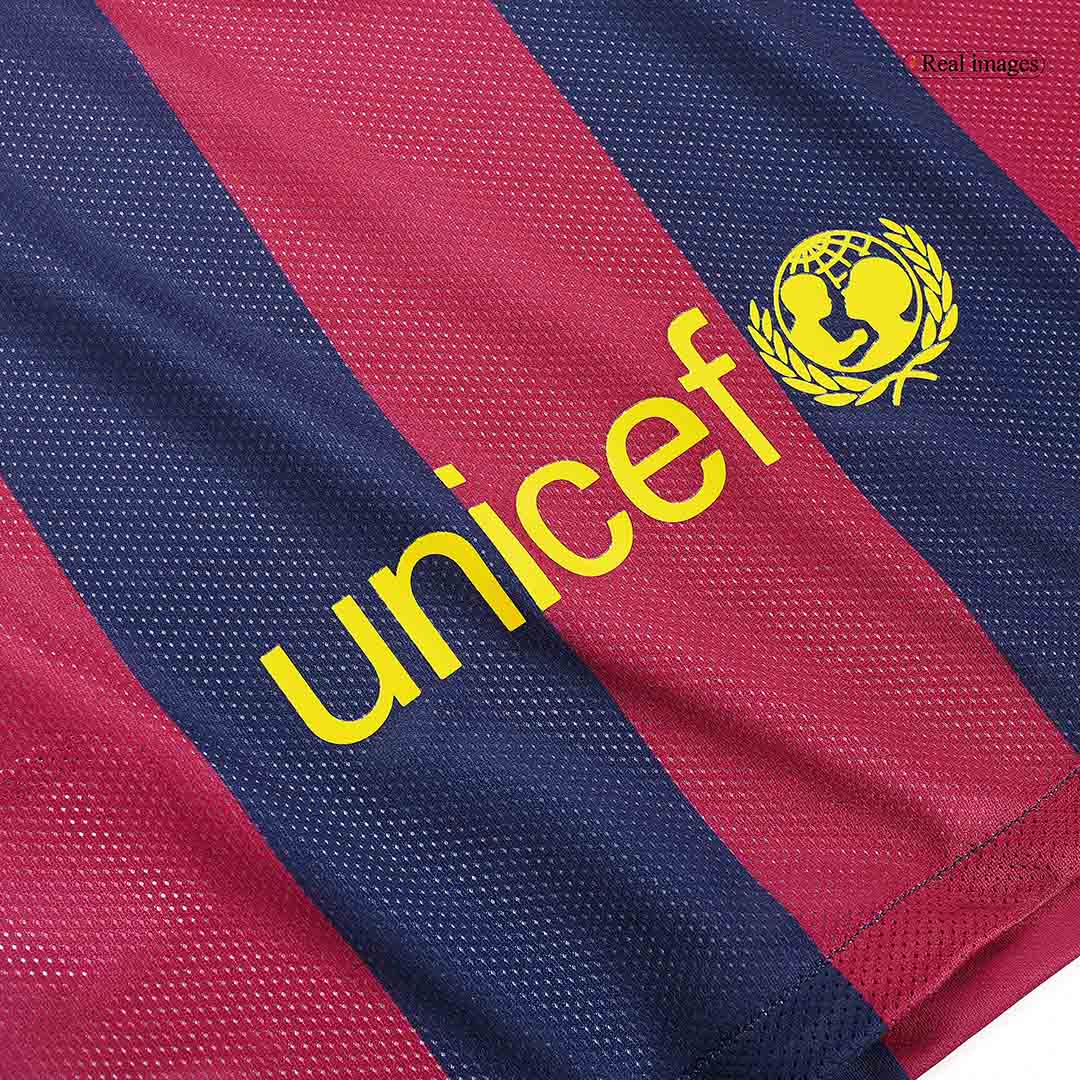 Retro SUÁREZ  #9 2014/15 Barcelona Home Football Shirt
