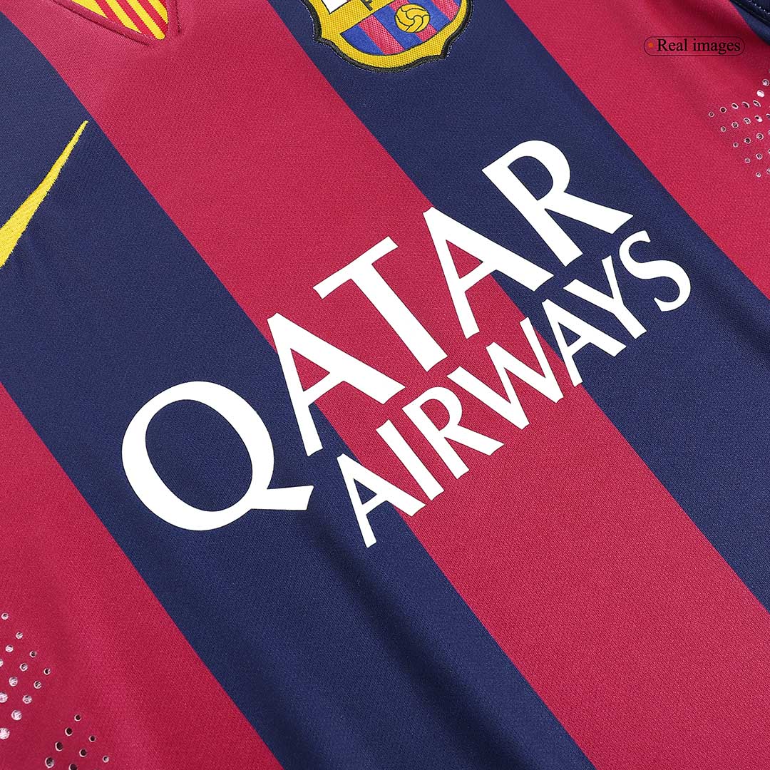 Retro SUÁREZ  #9 2014/15 Barcelona Home Football Shirt