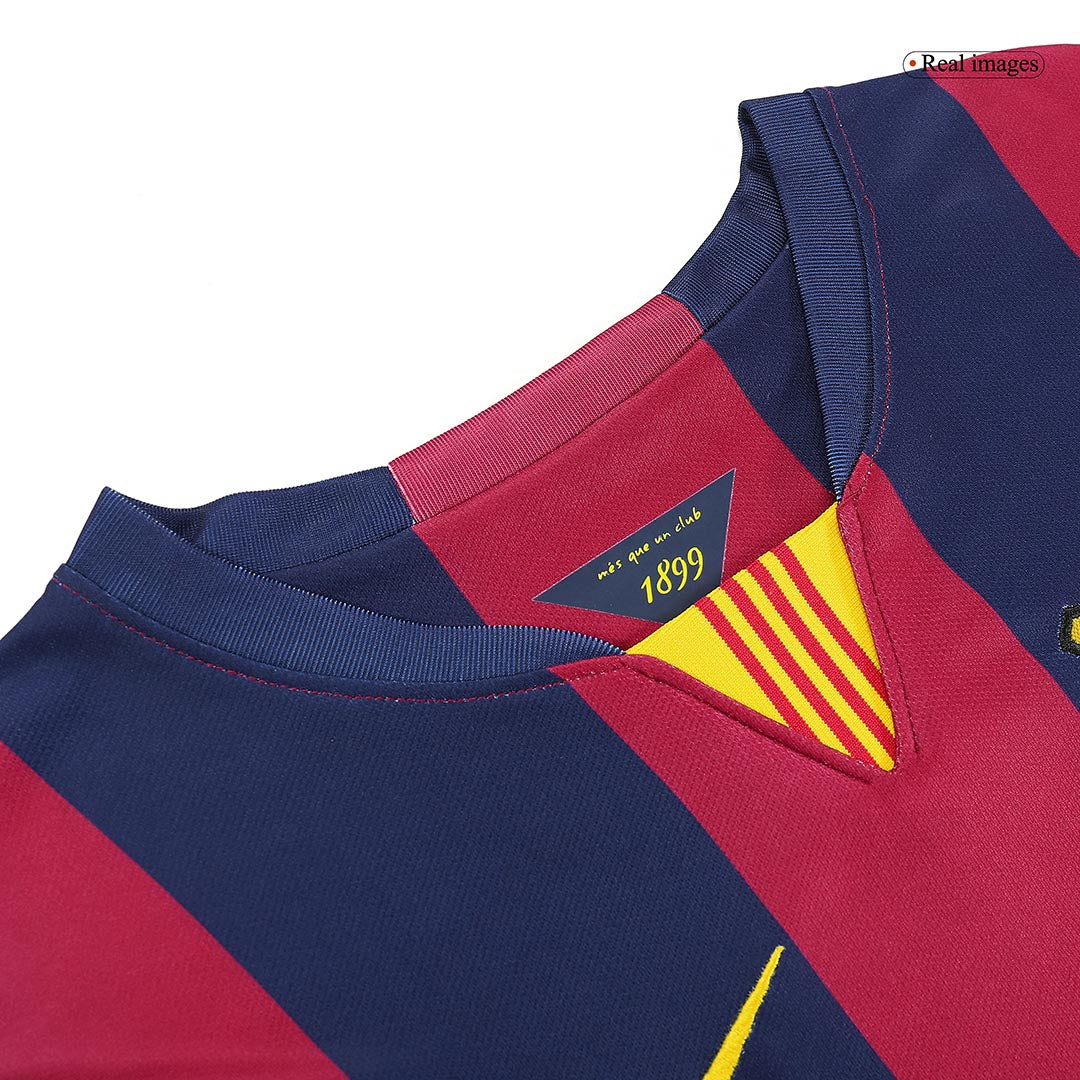 Retro SUÁREZ  #9 2014/15 Barcelona Home Football Shirt