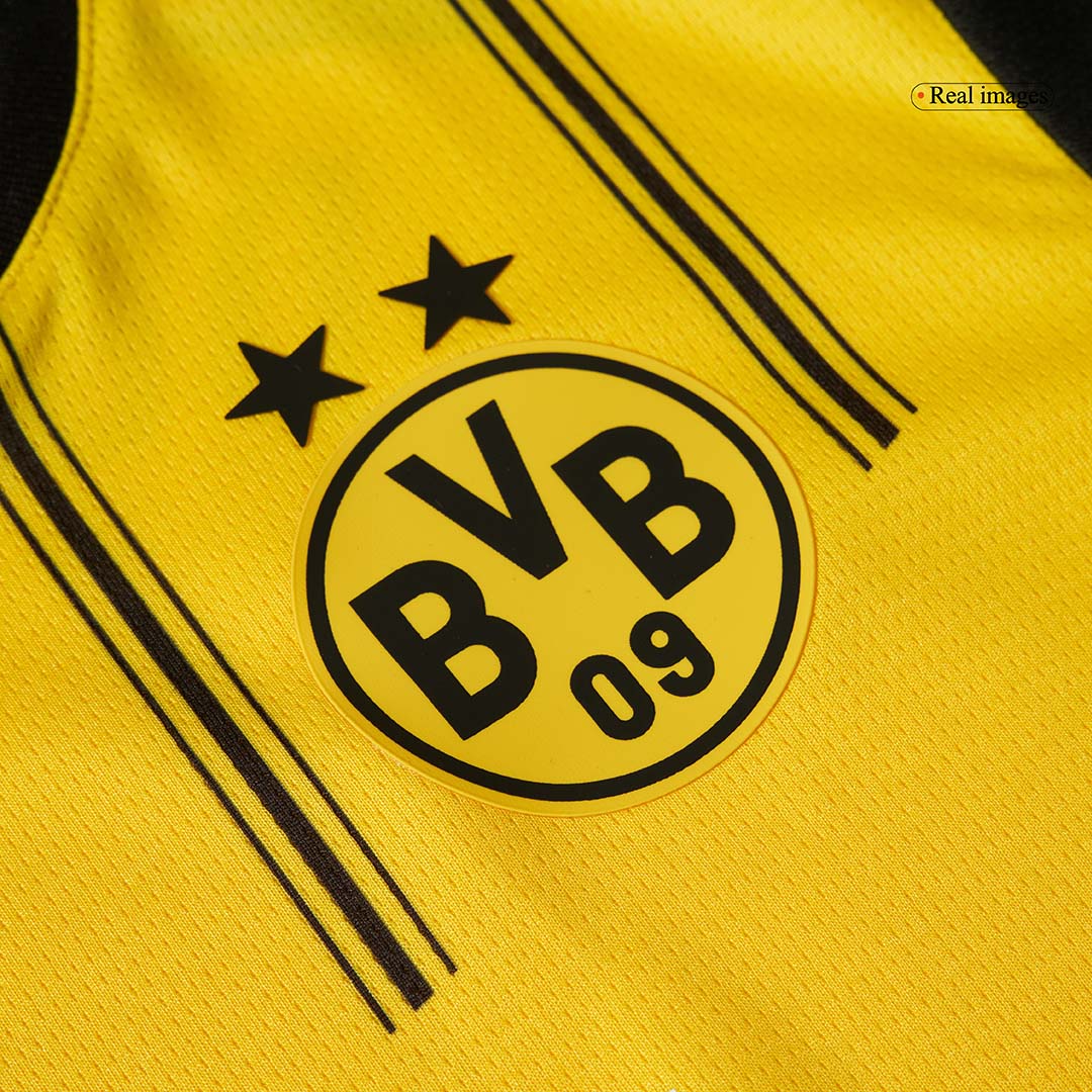 Kid's Borussia Dortmund Home Football Shirt Kit(Jersey+Shorts+Socks)