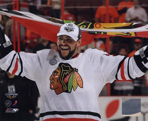 Dustin Byfuglien Chicago Blackhawks 2010 Stanley Cup Champions 8X10 Photo