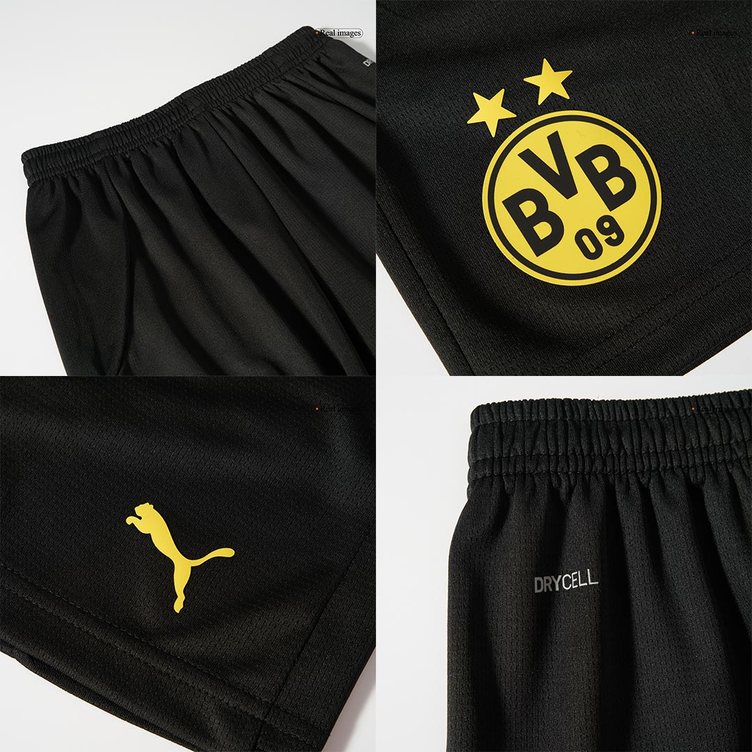 Kid's Borussia Dortmund Home Football Shirt Kit(Jersey+Shorts)