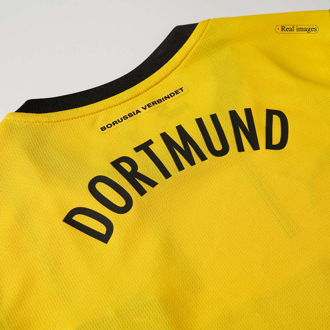 Kid's Borussia Dortmund Home Football Shirt Kit(Jersey+Shorts)