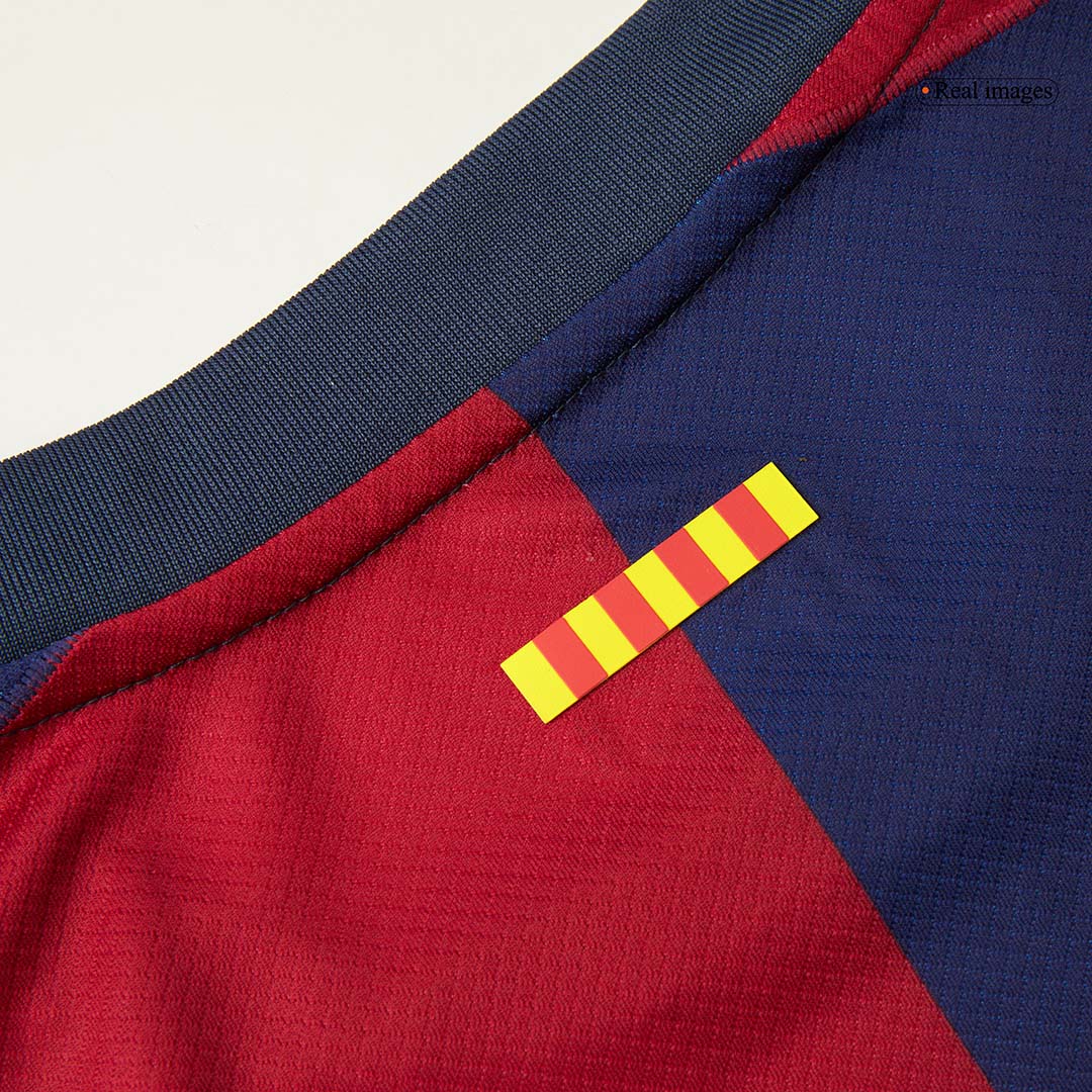Barcelona Home Football Shirt 2024/25 - Spotify Logo Without Text