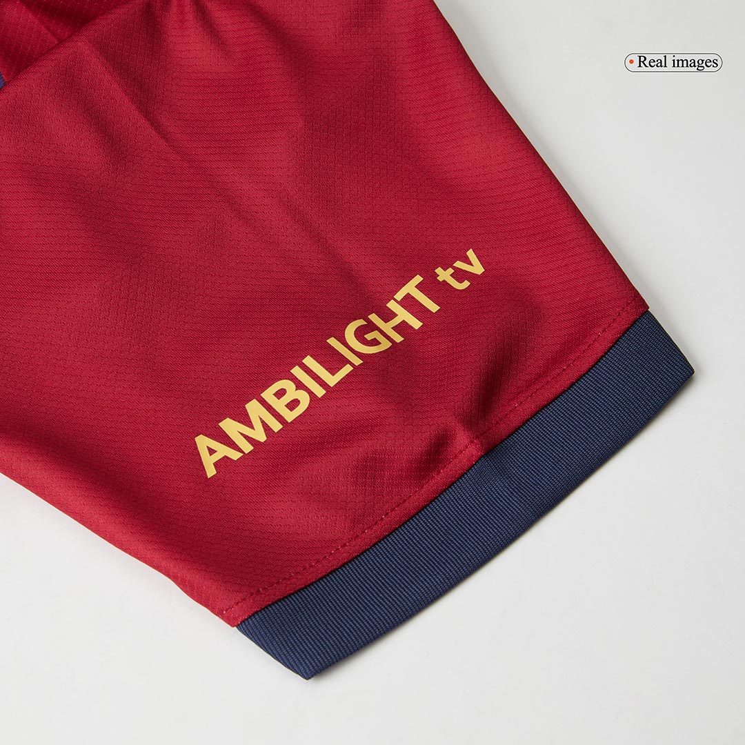 Barcelona Home Football Shirt 2024/25 - Spotify Logo Without Text