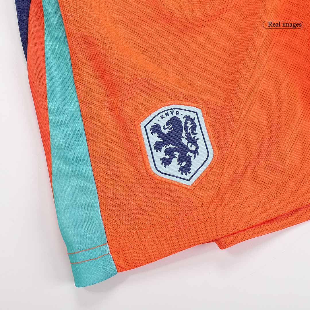 Kid's Netherlands Home Football Shirt Kit(Jersey+Shorts+Socks) Euro 2024