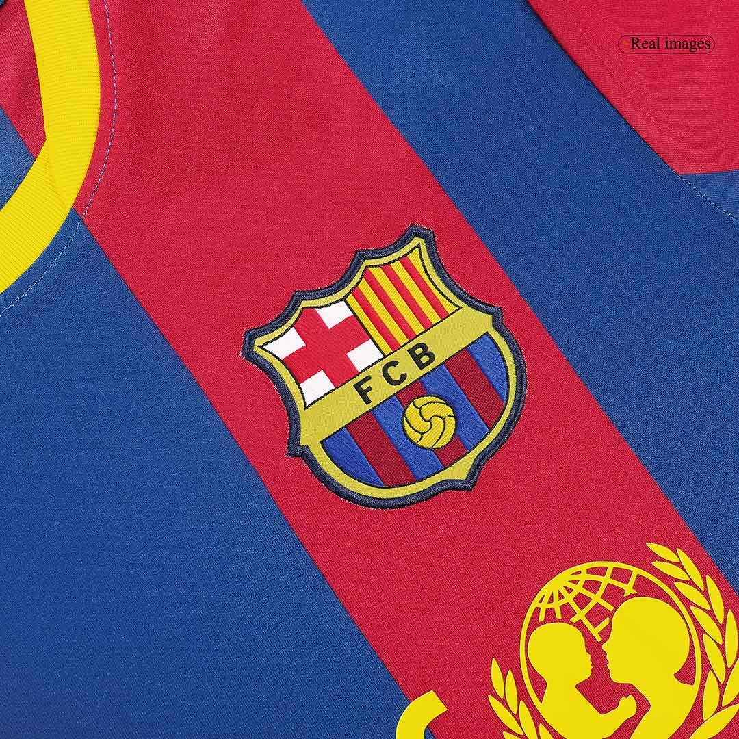 Retro DAVID VILLA #7 2010/11 Barcelona Home Football Shirt
