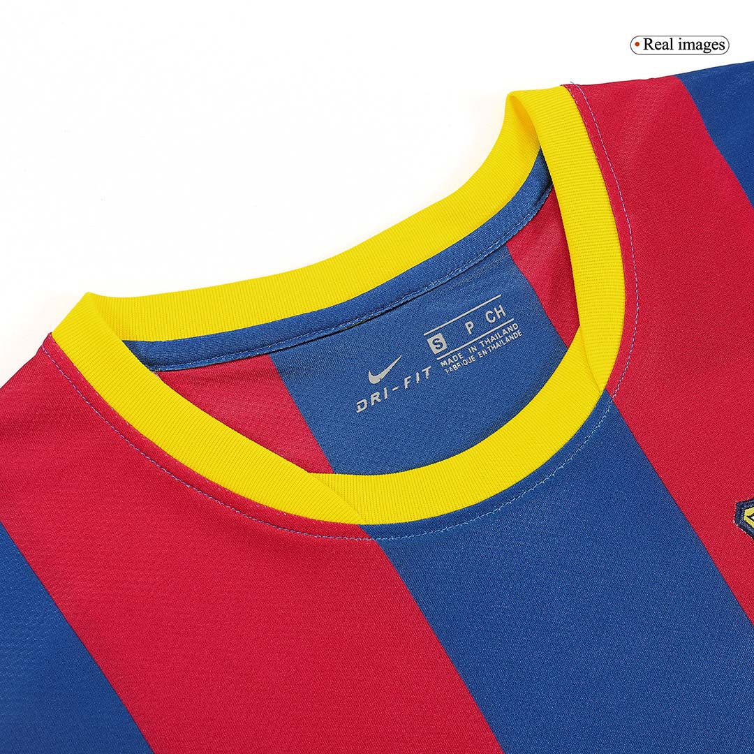 Retro DAVID VILLA #7 2010/11 Barcelona Home Football Shirt