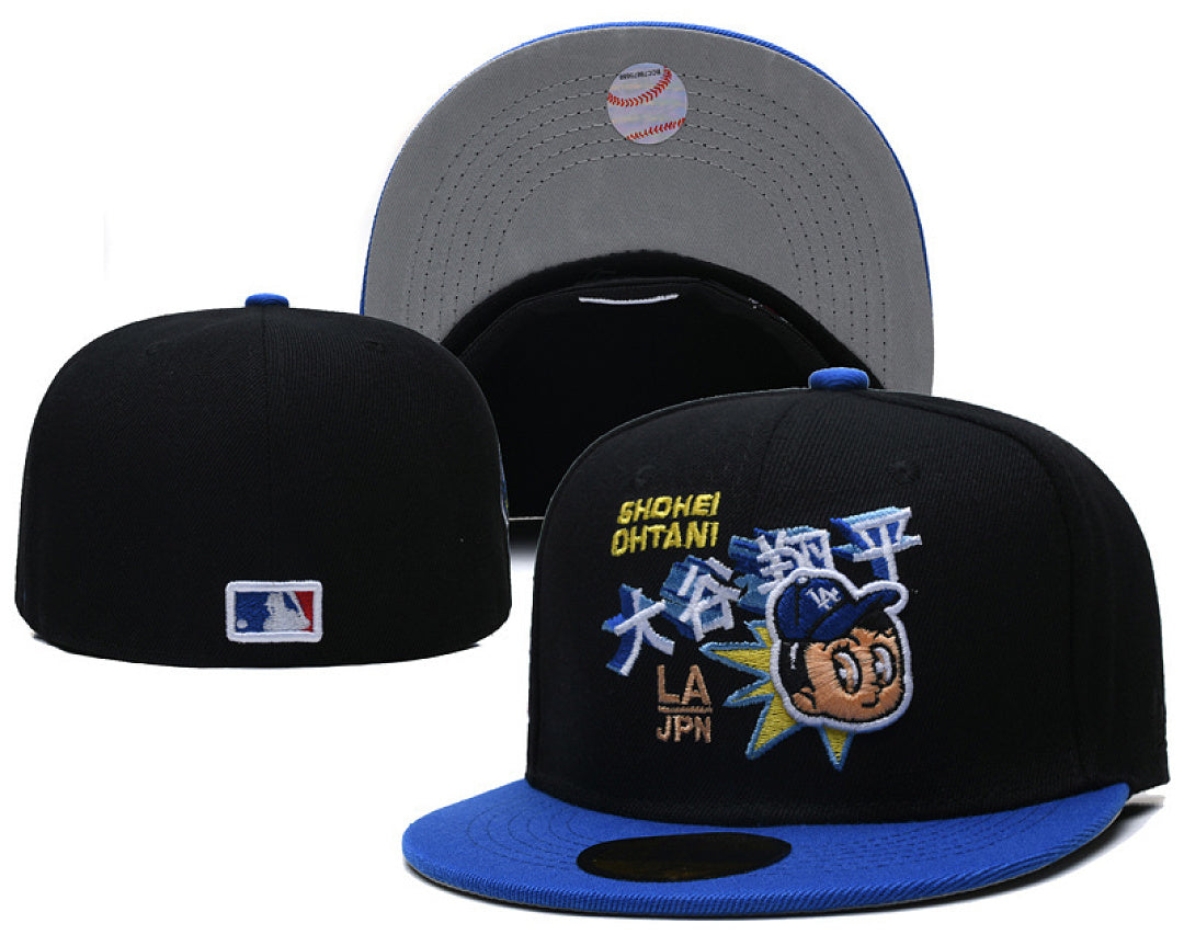 Men's Los Angeles Dodgers New Era Born x Raised Royal Cherub 59FIFTY Fitted Hat