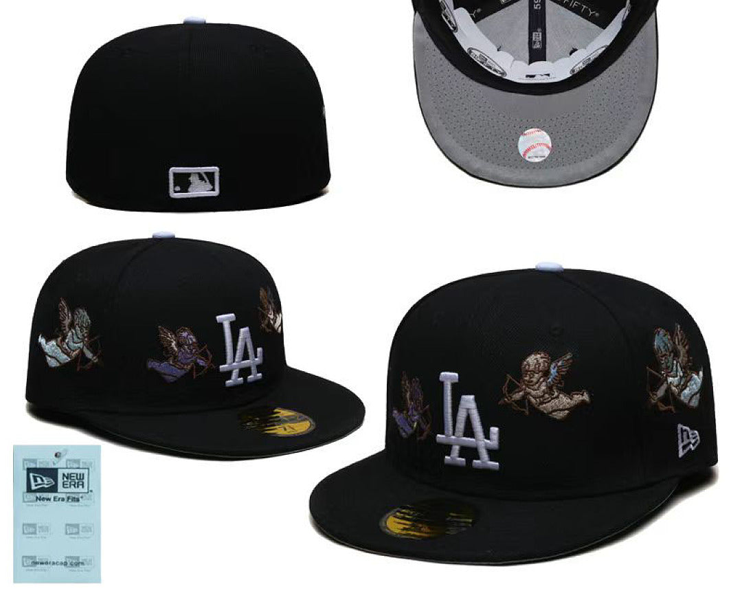 Men's Los Angeles Dodgers New Era Born x Raised Royal Cherub 59FIFTY Fitted Hat