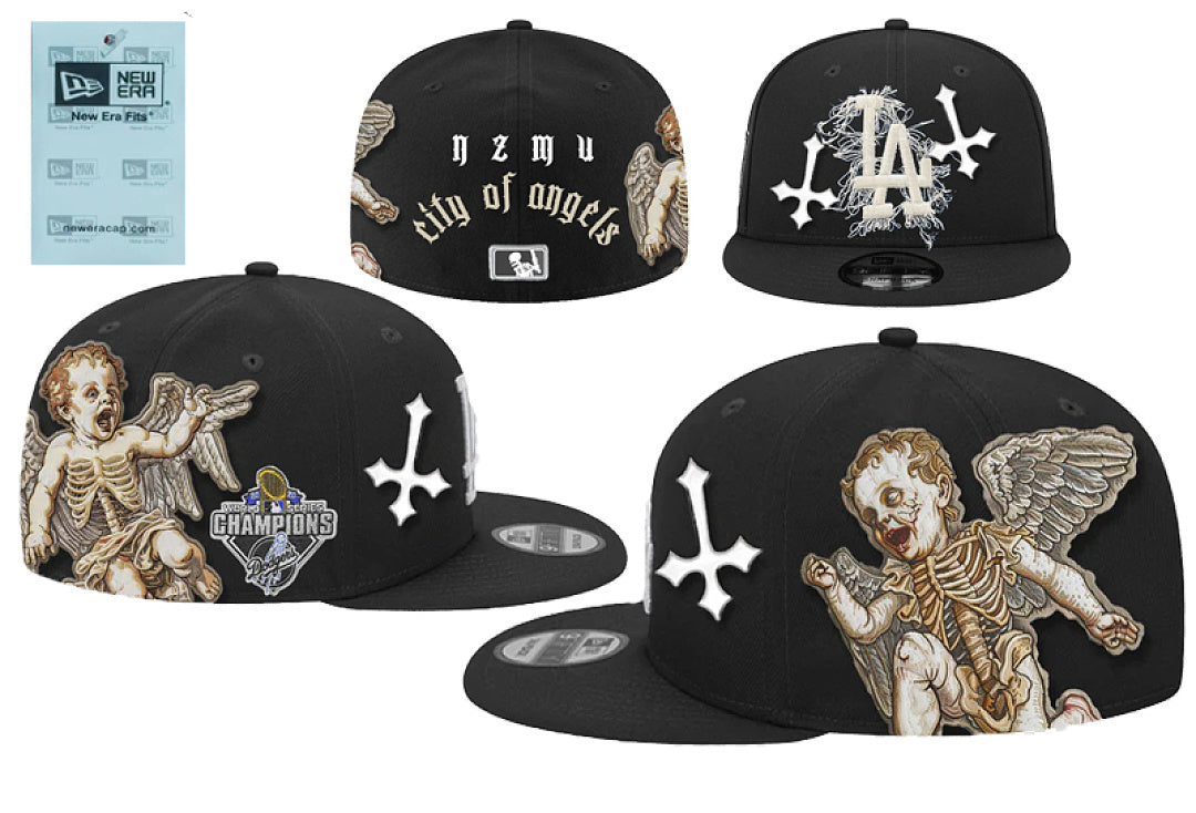 Men's Los Angeles Dodgers New Era Born x Raised Royal Cherub 59FIFTY Fitted Hat