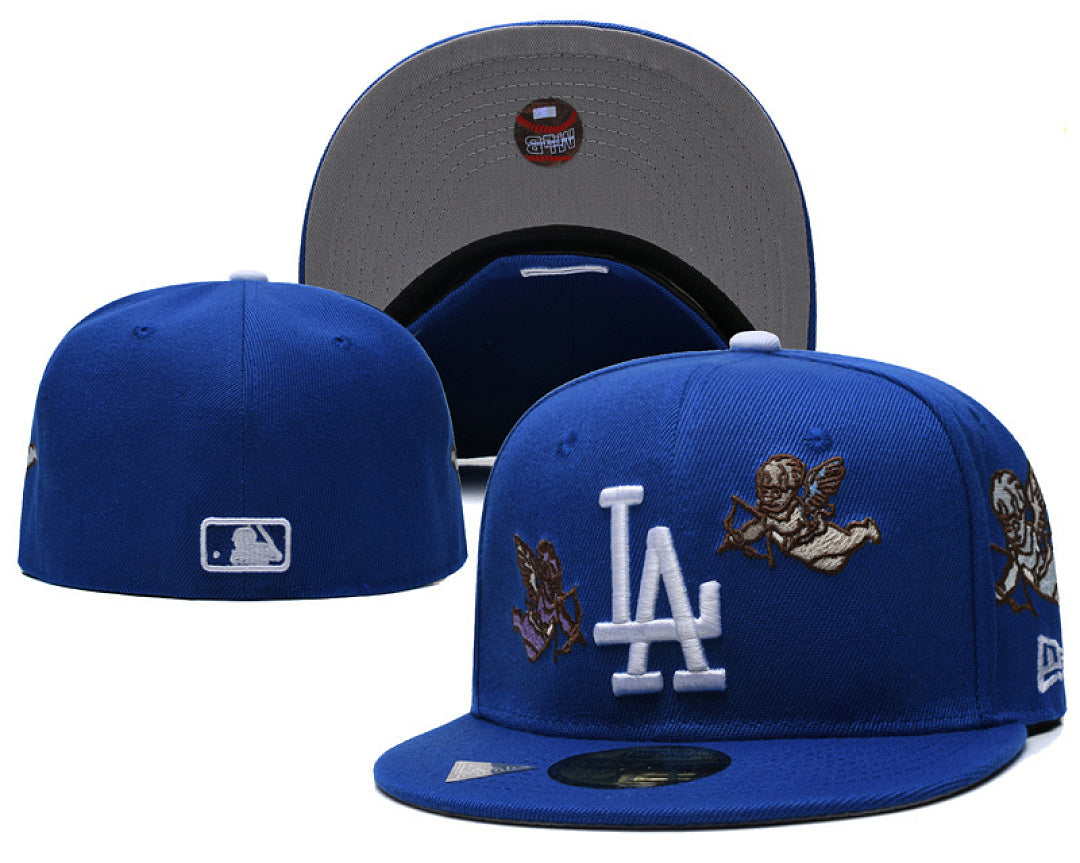 Men's Los Angeles Dodgers New Era Born x Raised Royal Cherub 59FIFTY Fitted Hat