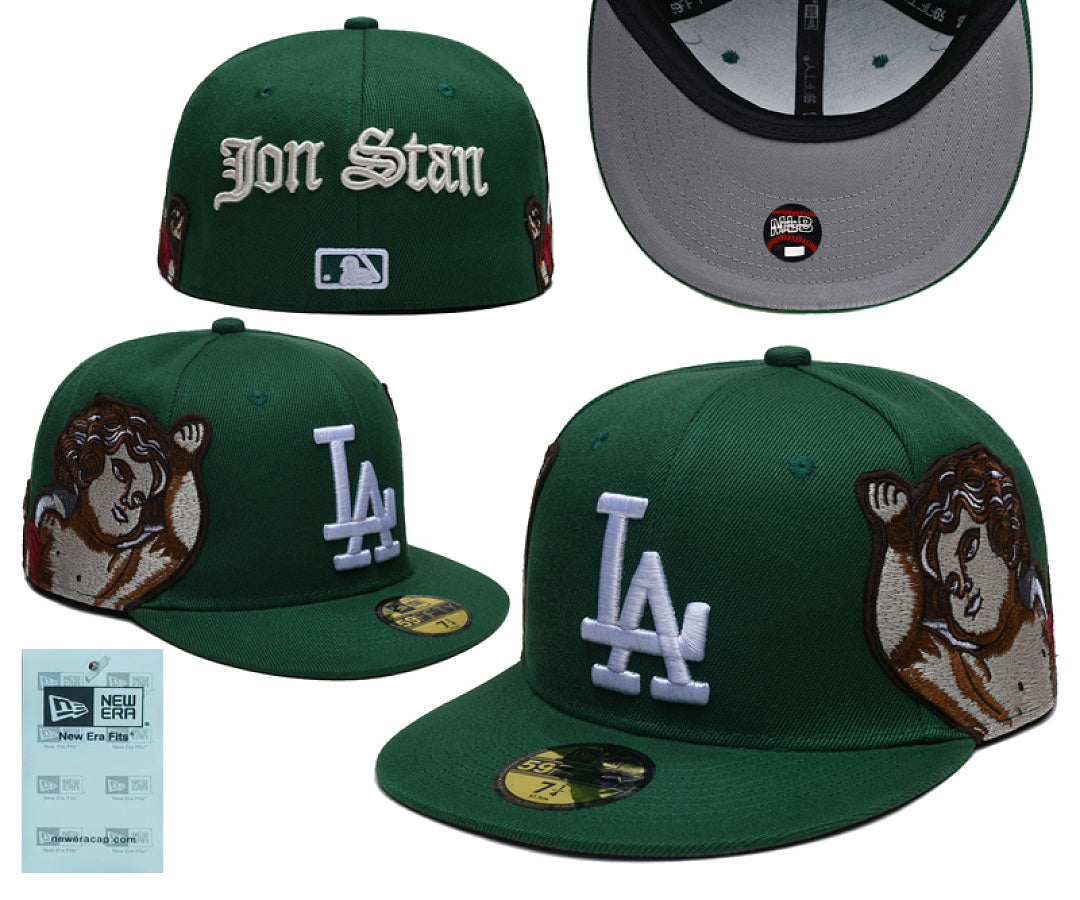 Men's Los Angeles Dodgers New Era Born x Raised Royal Cherub 59FIFTY Fitted Hat