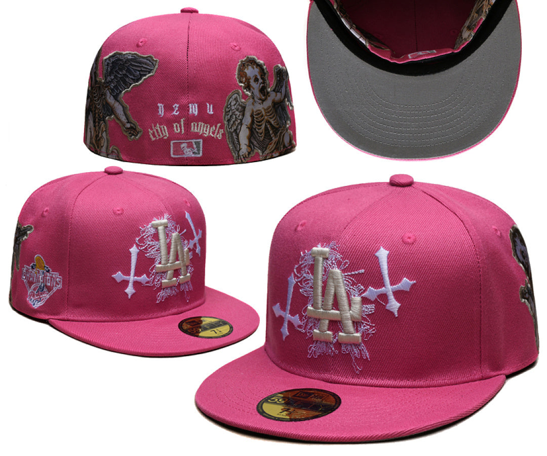 Men's Los Angeles Dodgers New Era Born x Raised Royal Cherub 59FIFTY Fitted Hat