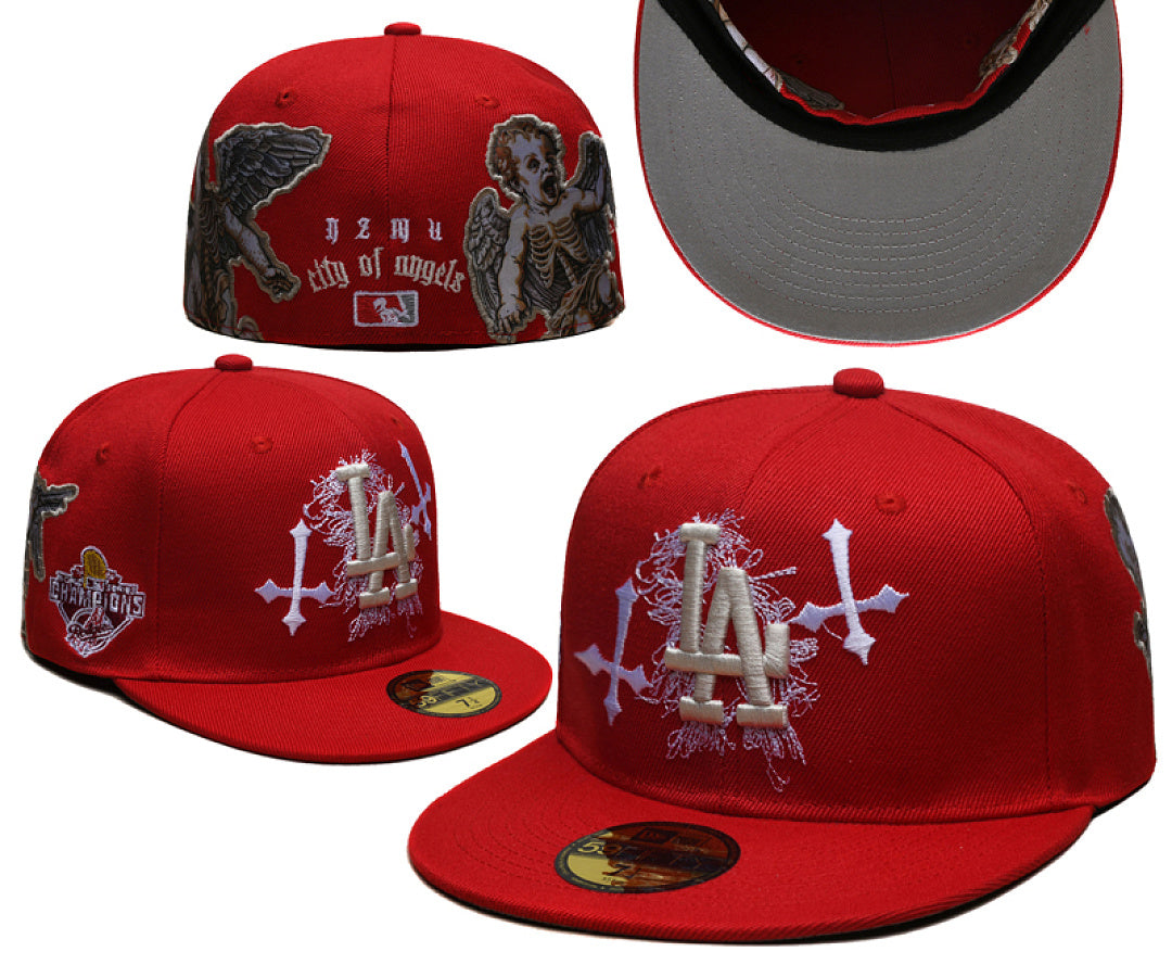 Men's Los Angeles Dodgers New Era Born x Raised Royal Cherub 59FIFTY Fitted Hat