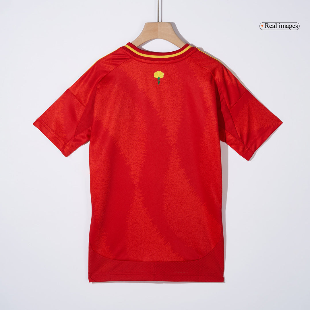 Kid's Spain Home Football Shirt Kit(Jersey+Shorts) Euro 2024