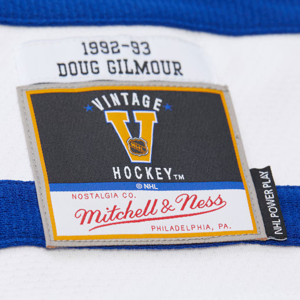Men's Doug Gilmour Toronto Maple Leafs 1992-93 White Power Play Jersey