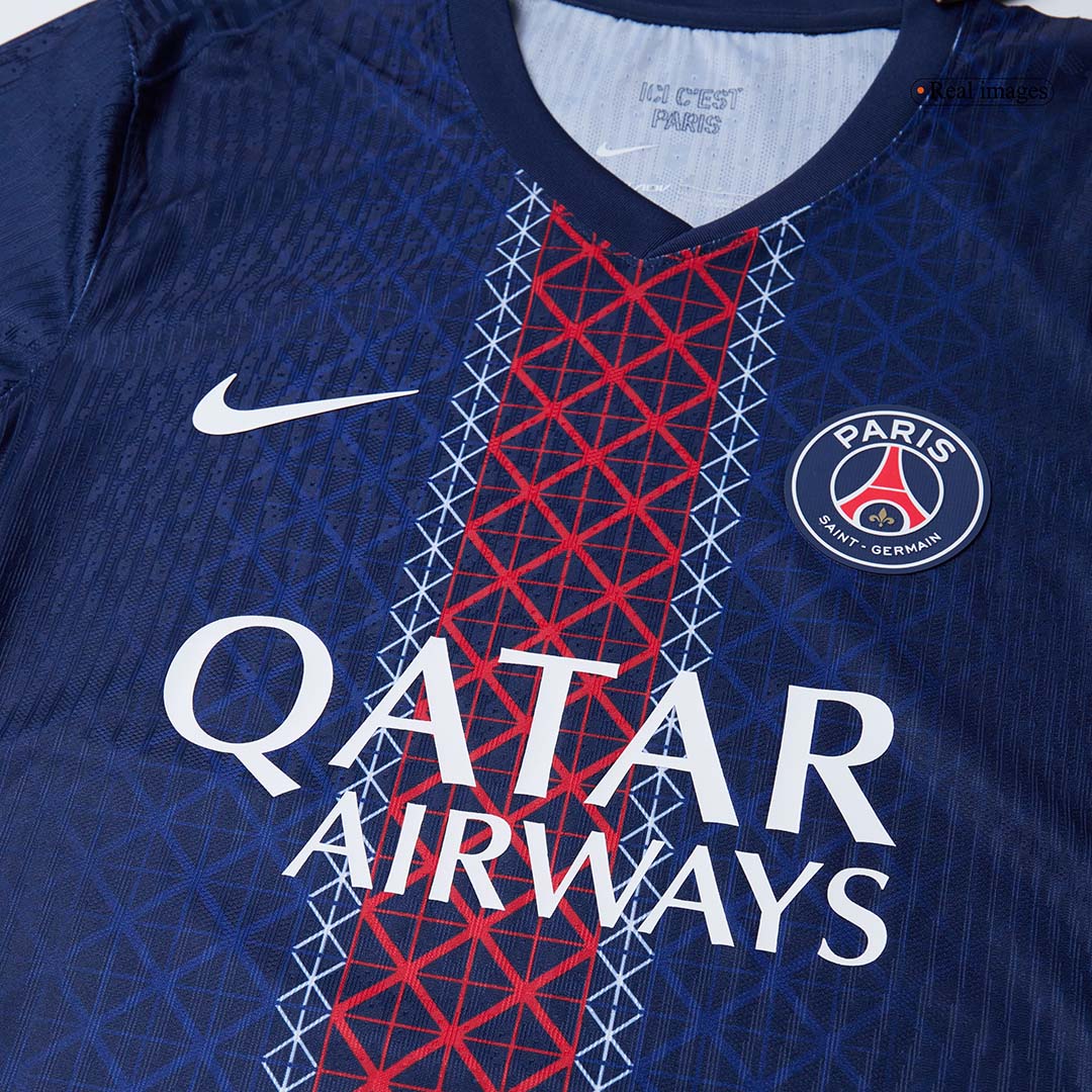 Player Version D.DOUÉ #14 PSG Home Football Shirt 2025/26 Navy
