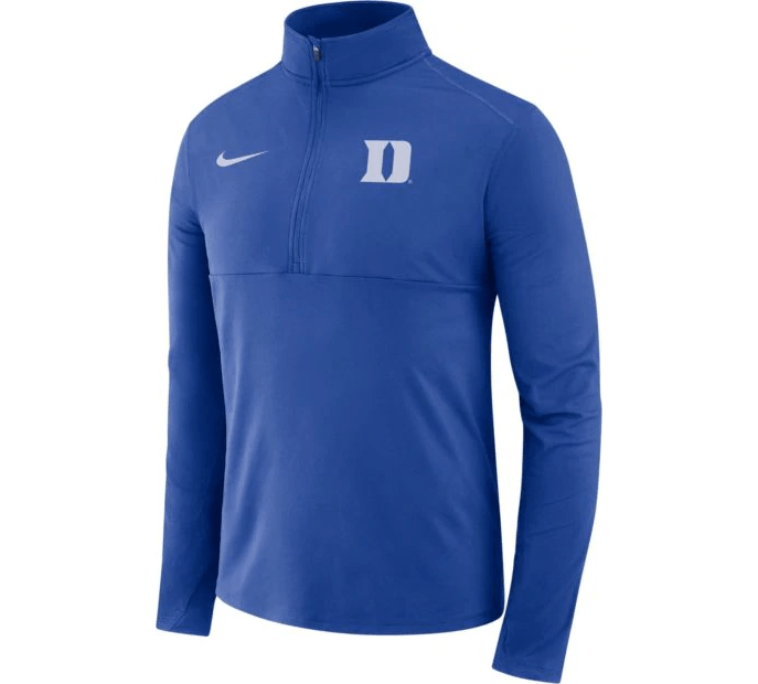 Nike Men's Duke Blue Devil Blue Core Half-Zip Shirt
