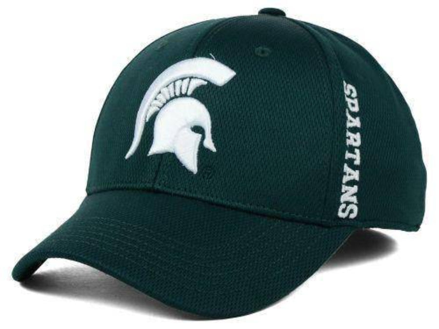 Top of the World Men's Michigan State Spartans Green Booster Plus 1Fit Flex Hat