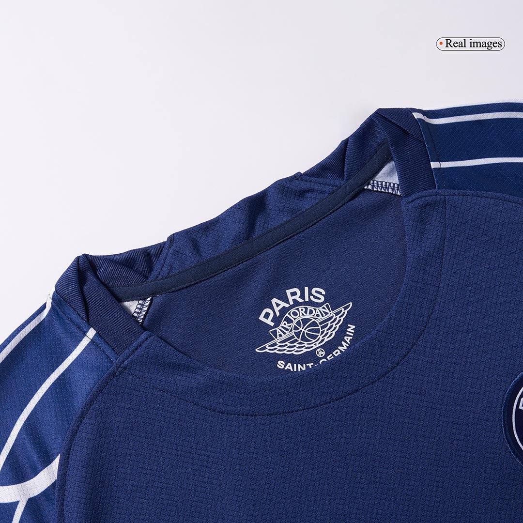 BARCOLA #29 PSG Fourth Away Football Shirt 2024/25 Navy - UCL