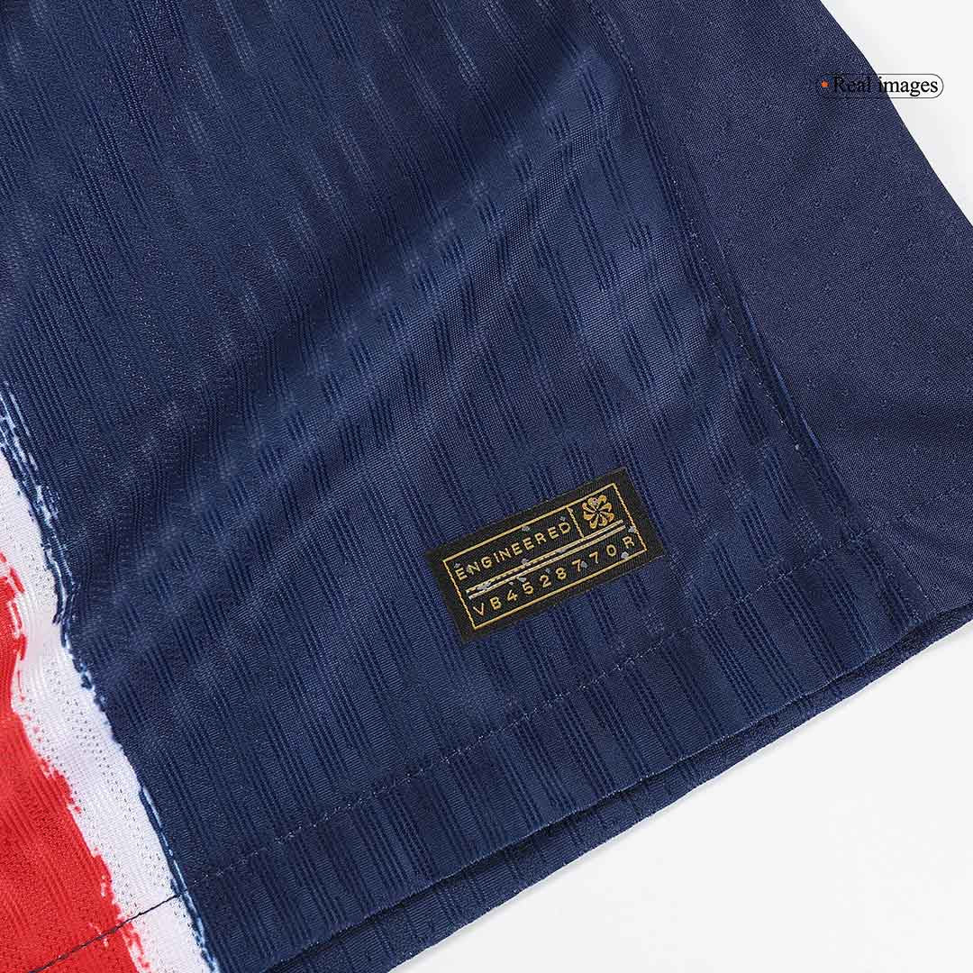 CHAMPIONS #25 Player Version PSG Home Football Shirt 2024/25 Navy - CHAMPIONS OF EUROPE