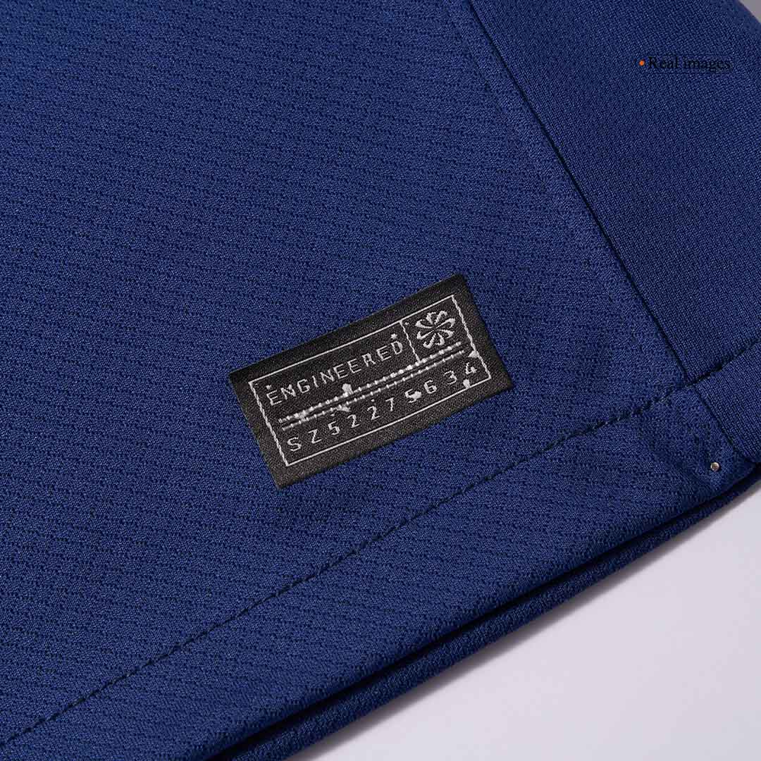 KVARATSKHELIA #7 PSG Fourth Away Football Shirt 2024/25 Navy - UCL