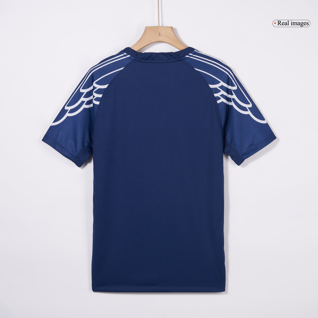 KVARATSKHELIA #7 PSG Fourth Away Football Shirt 2024/25 Navy - UCL