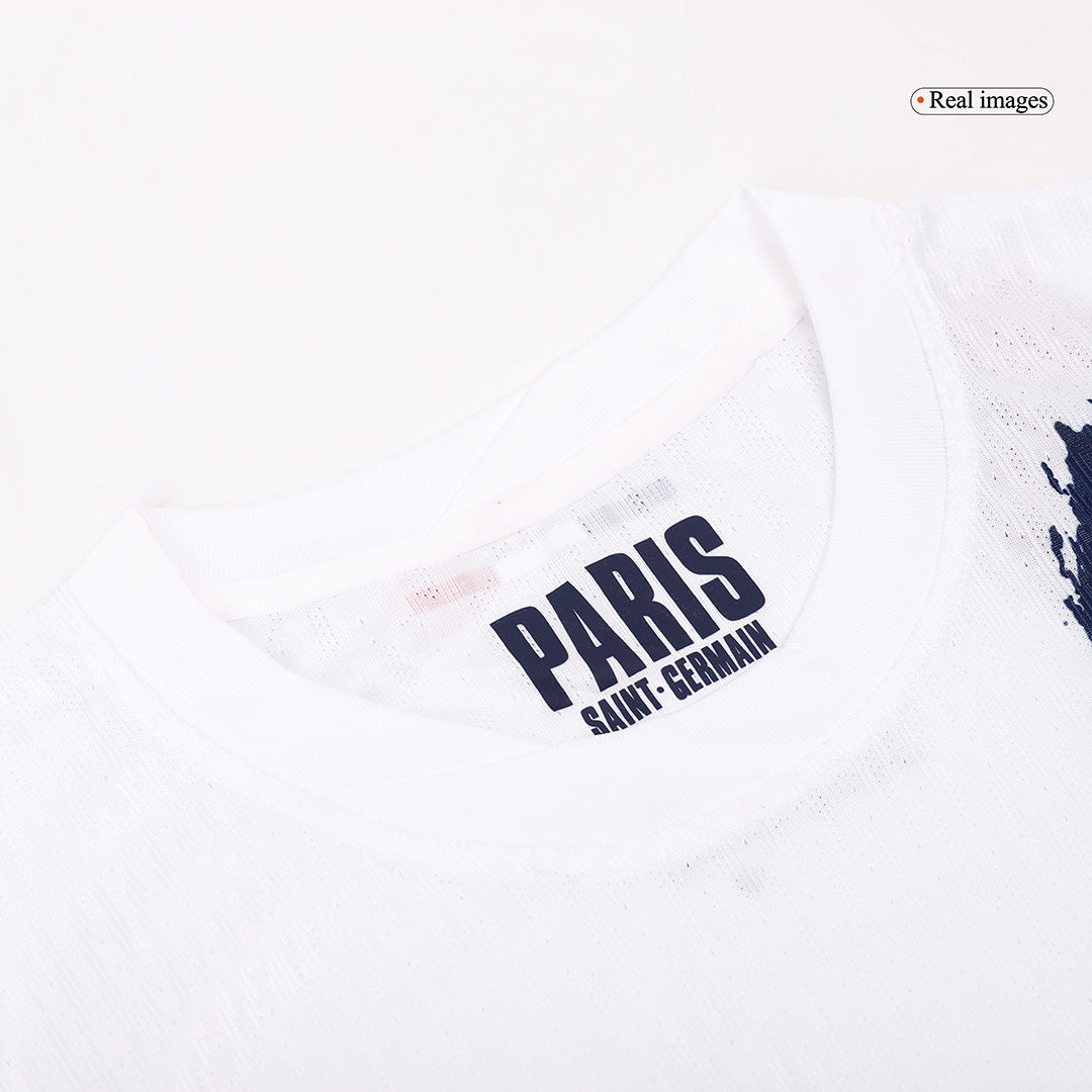 Player Version KVARATSKHELIA #7 PSG Away Football Shirt 2024/25 White