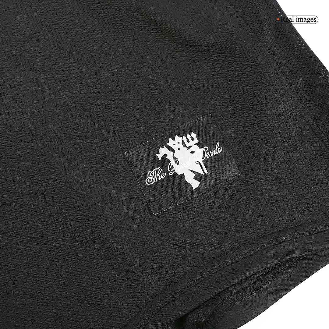 Retro ROONEY #10 2007/08 Manchester United Away Long Sleeve Football Shirt