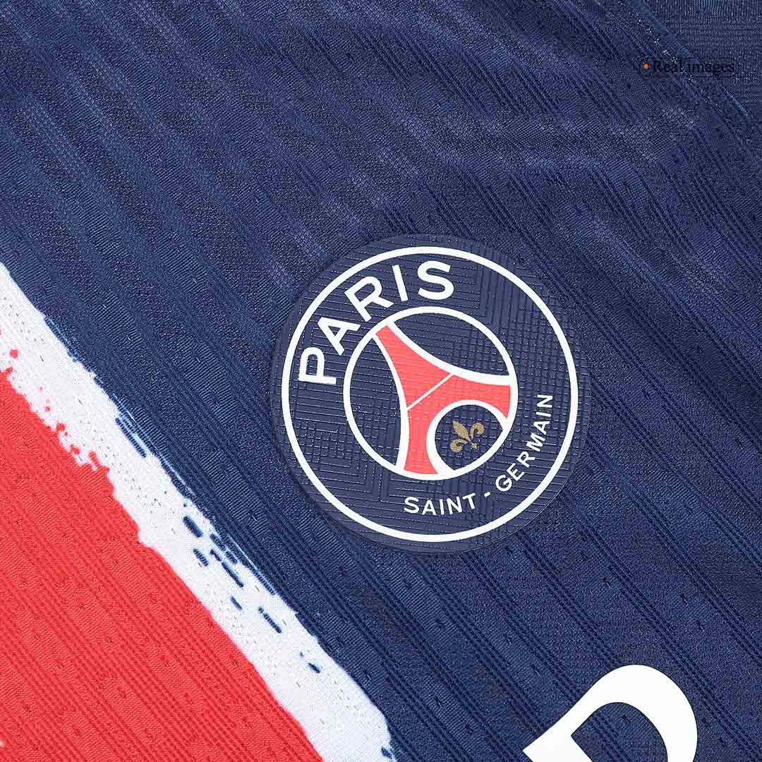 Player Version KVARATSKHELIA #7 PSG Home Football Shirt 2024/25 Navy