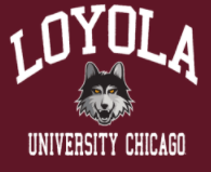Mens Loyola University Chicago Maroon T-Shirt By Blue 84