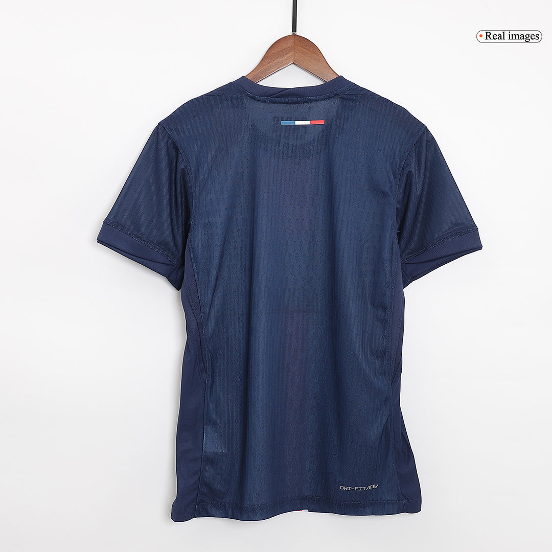 Player Version O.DEMBÉLÉ #10 PSG Home Football Shirt 2024/25 Navy - UCL