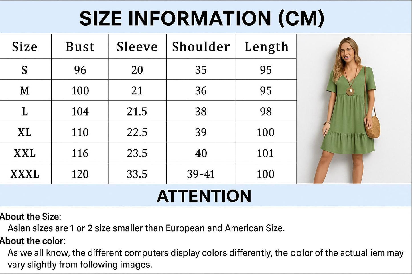 Casual Loose Pleated  A-Line Dress, Short Sleeve Solid Color Beach V Neck Dress, Elegant Simple Comfortable Summer Women's Dress