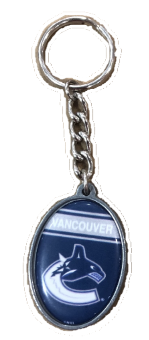 Vancouver Canucks NHL Oval Keychain