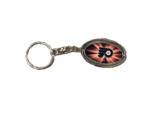 Philadelphia Flyers Metal Spinner Keychain