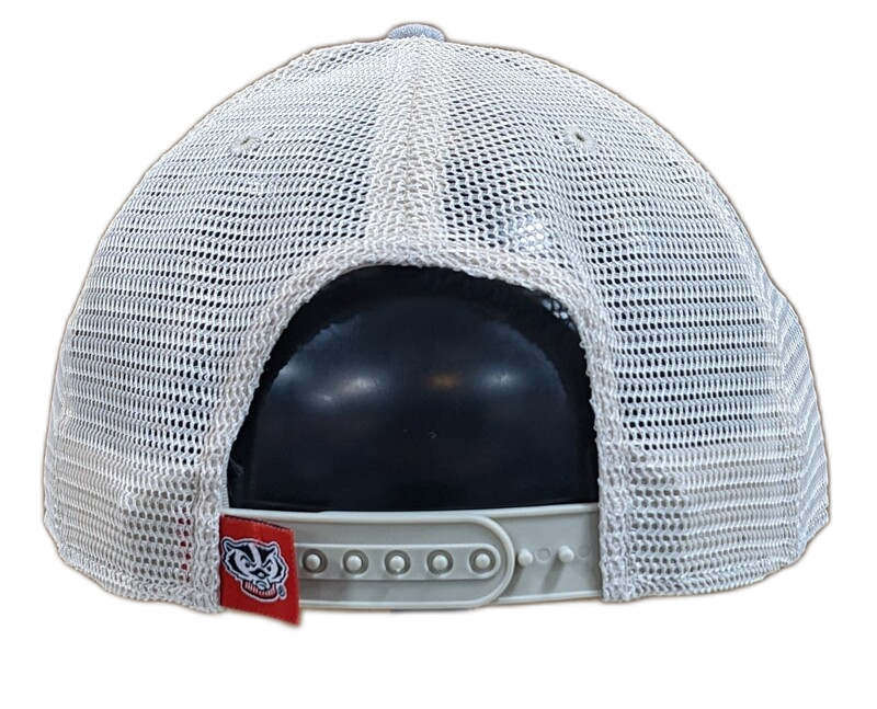 Wisconsin Badgers Steel Heather Trucker Adjustable Top of the World Hat