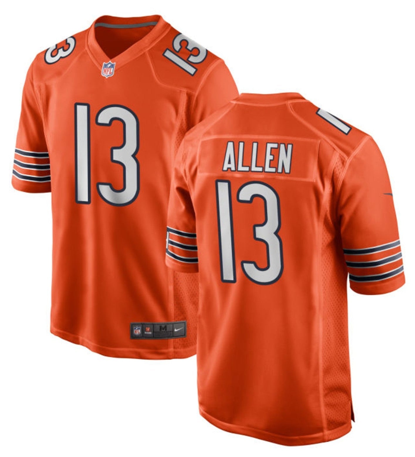 Youth Keenan Allen Chicago Bears Nike Orange Alternate Game Jersey